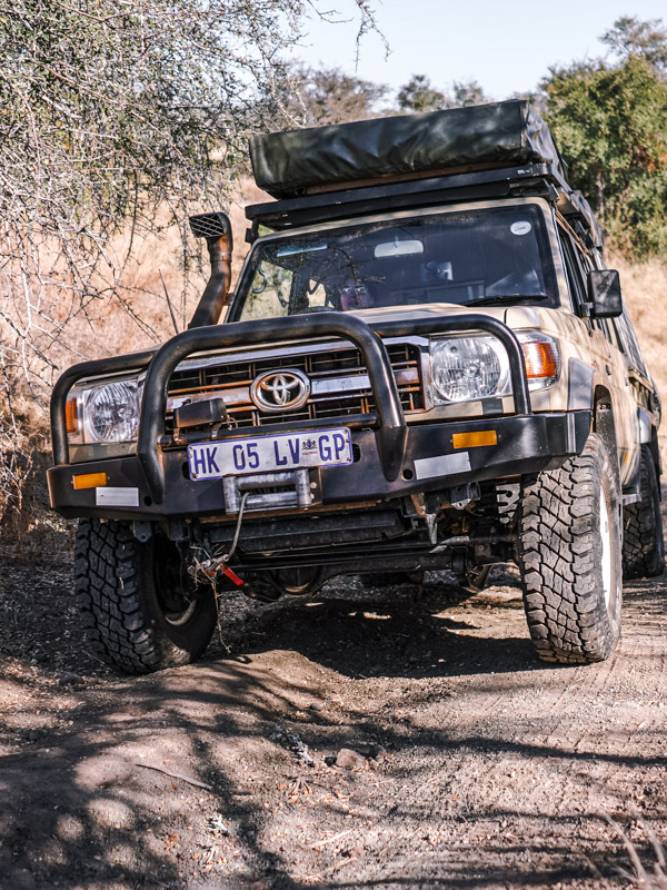 4x4 Land Cruiser équipé camping, Botswana