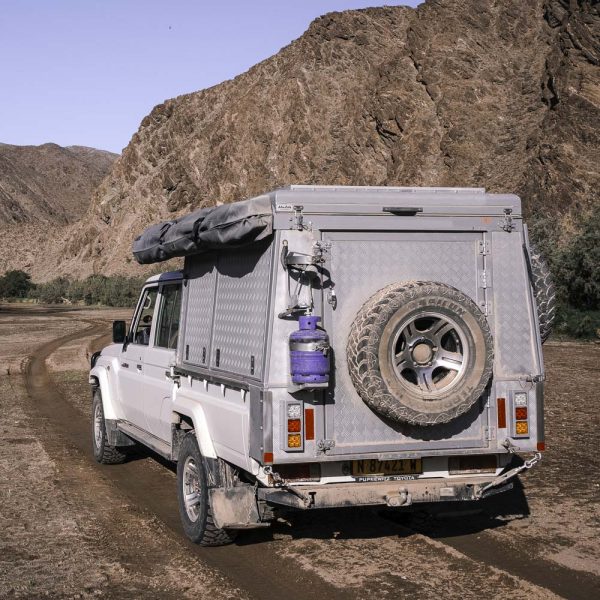 Safari self-drive : Land Cruiser équipé camping formule bushcamper, Namibie