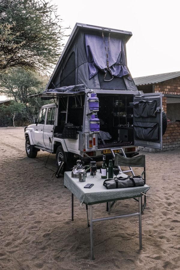 Safari self-drive : Land Cruiser équipé camping formule bushcamper, Afrque du Sud